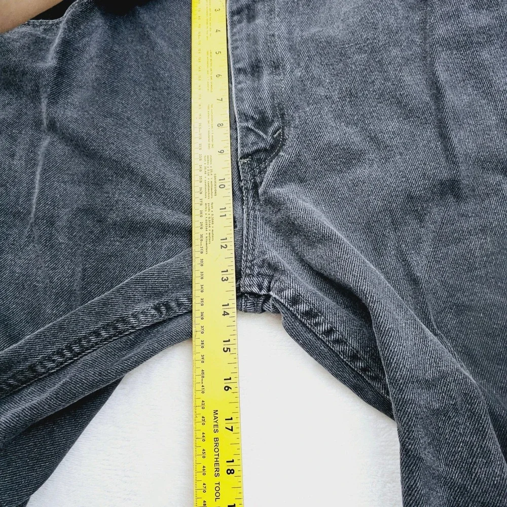 Levi's 550 Relaxed Fit Jeans Mens‎ 42x32 Black Denim Tapered Leg 90s Grunge